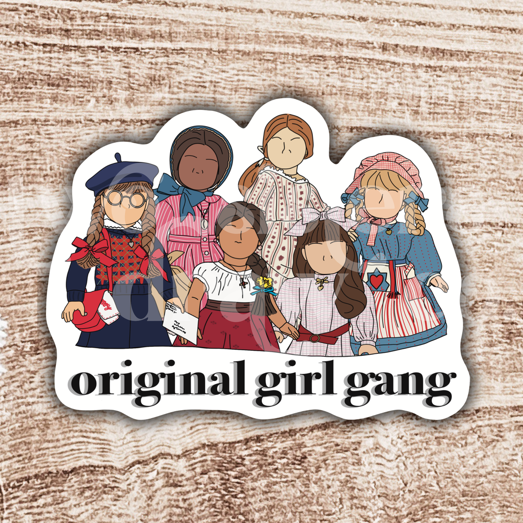 Original Girl Gang Nostalgic American Girl Sticker