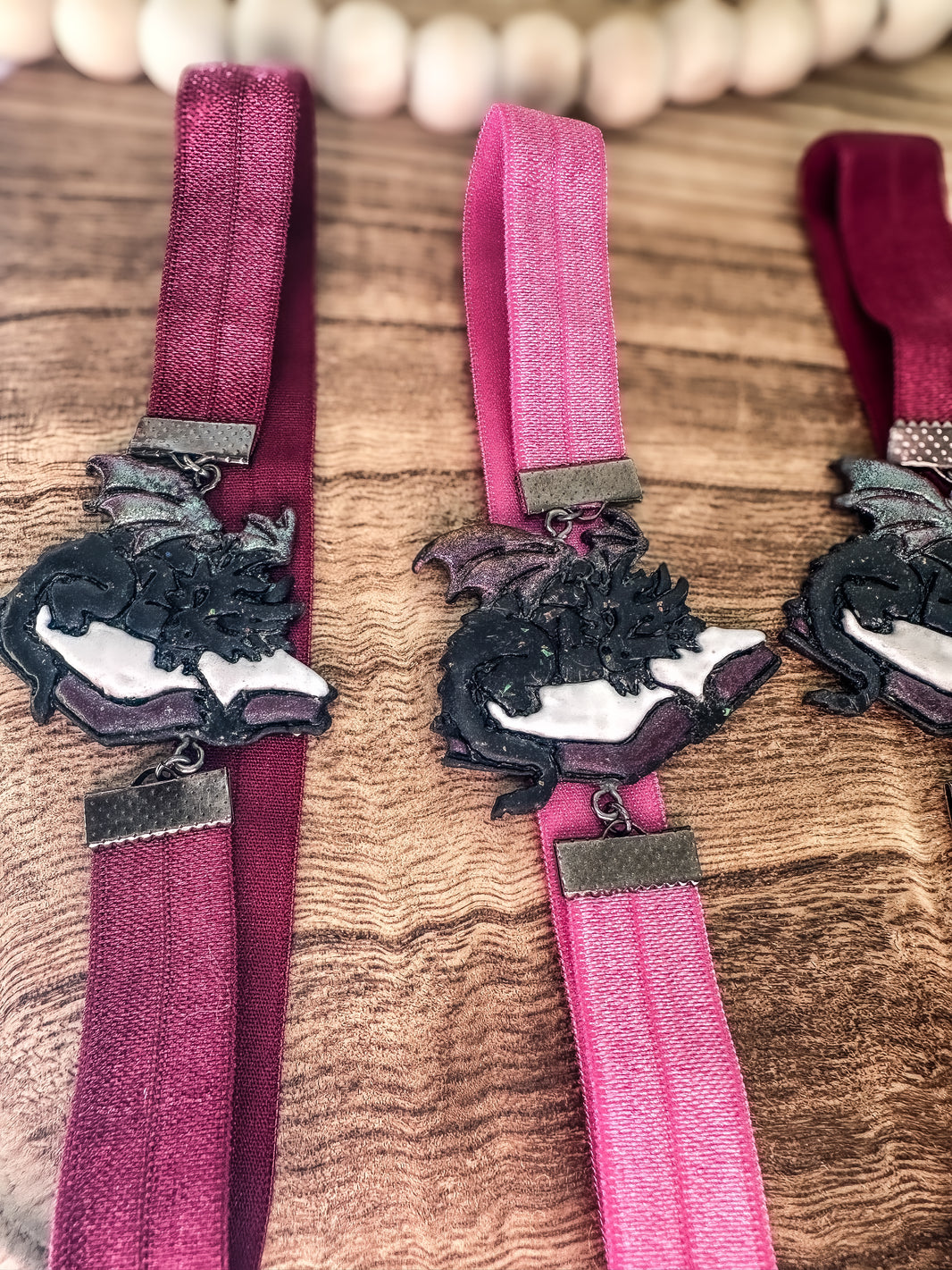 Library Guardian Bookmark | Sleeping Dragon Clay Page Holder