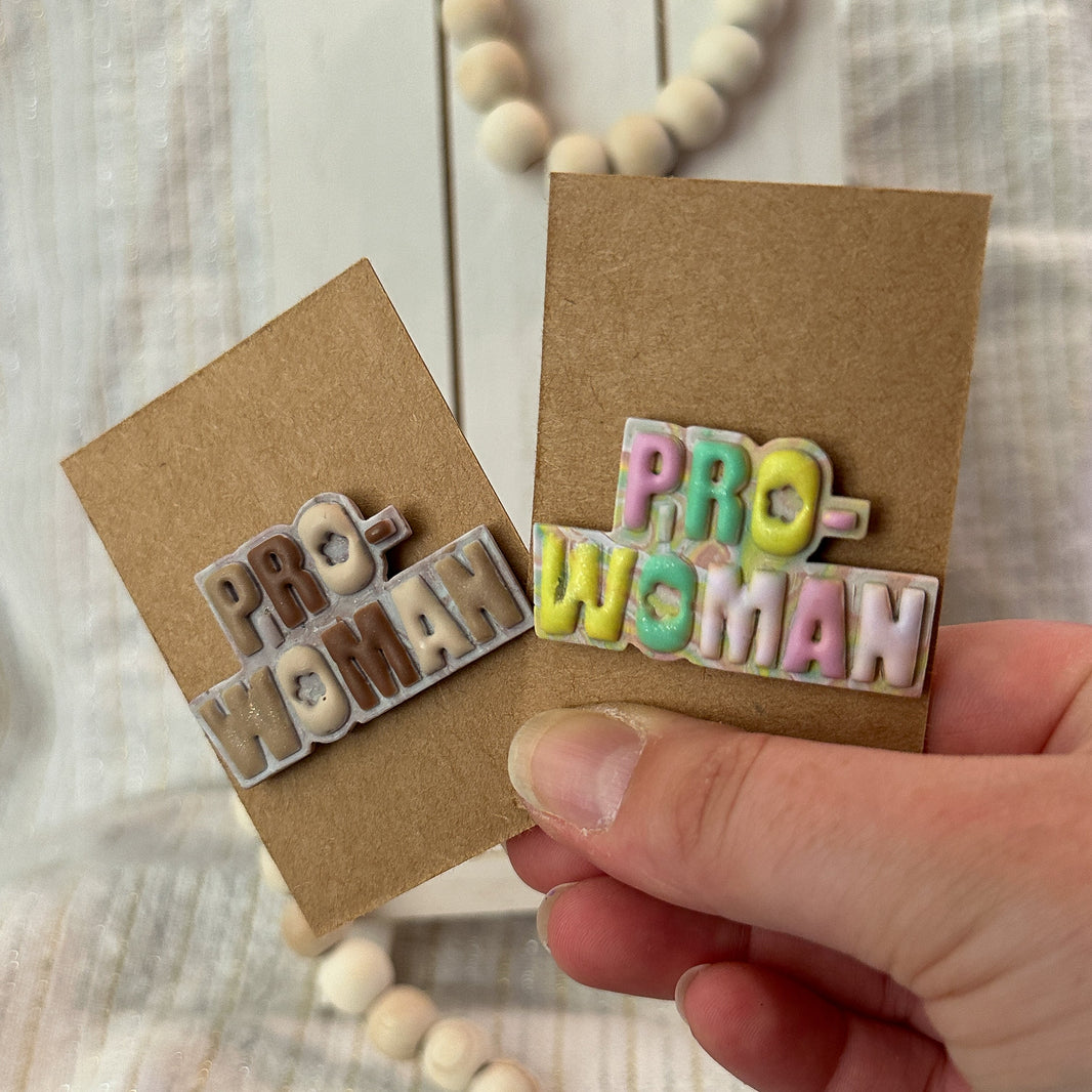 Pro-Woman Magnet | Colorful Locker & Fridge Advocacy Decor