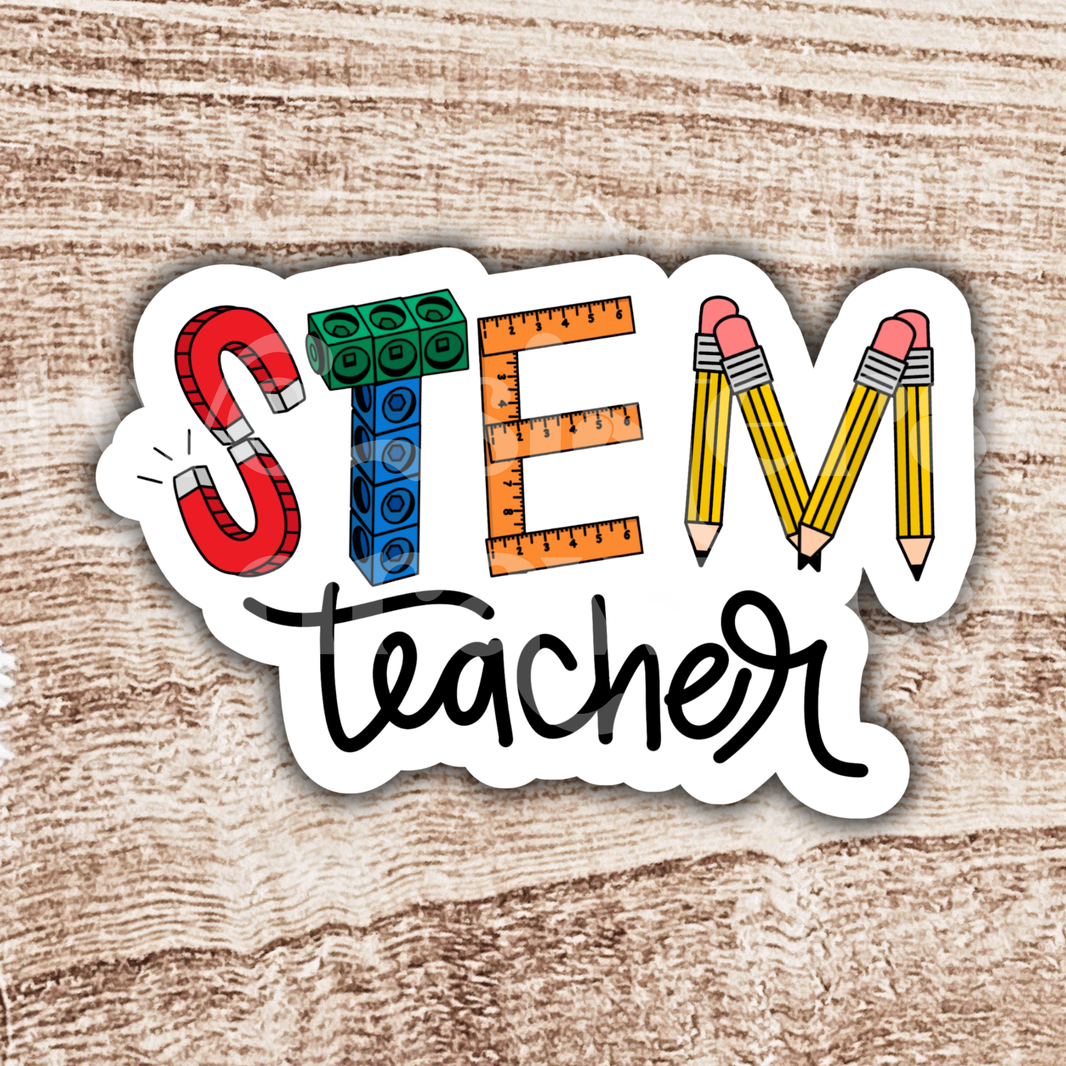 STEM Teacher Sticker