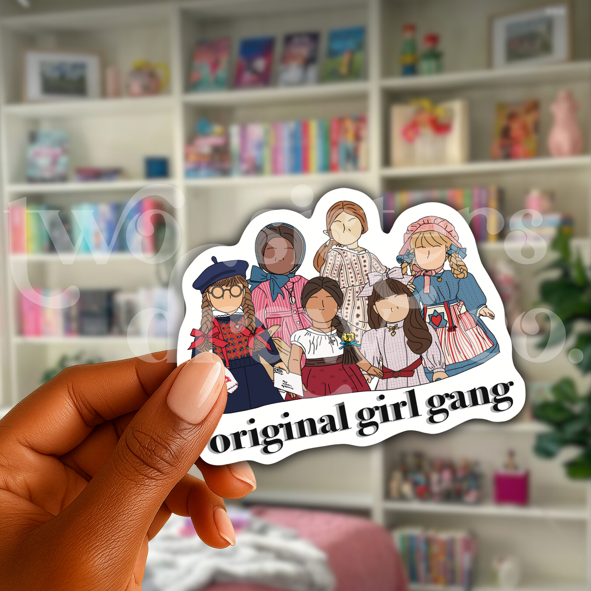 Original Girl Gang Nostalgic American Girl Sticker