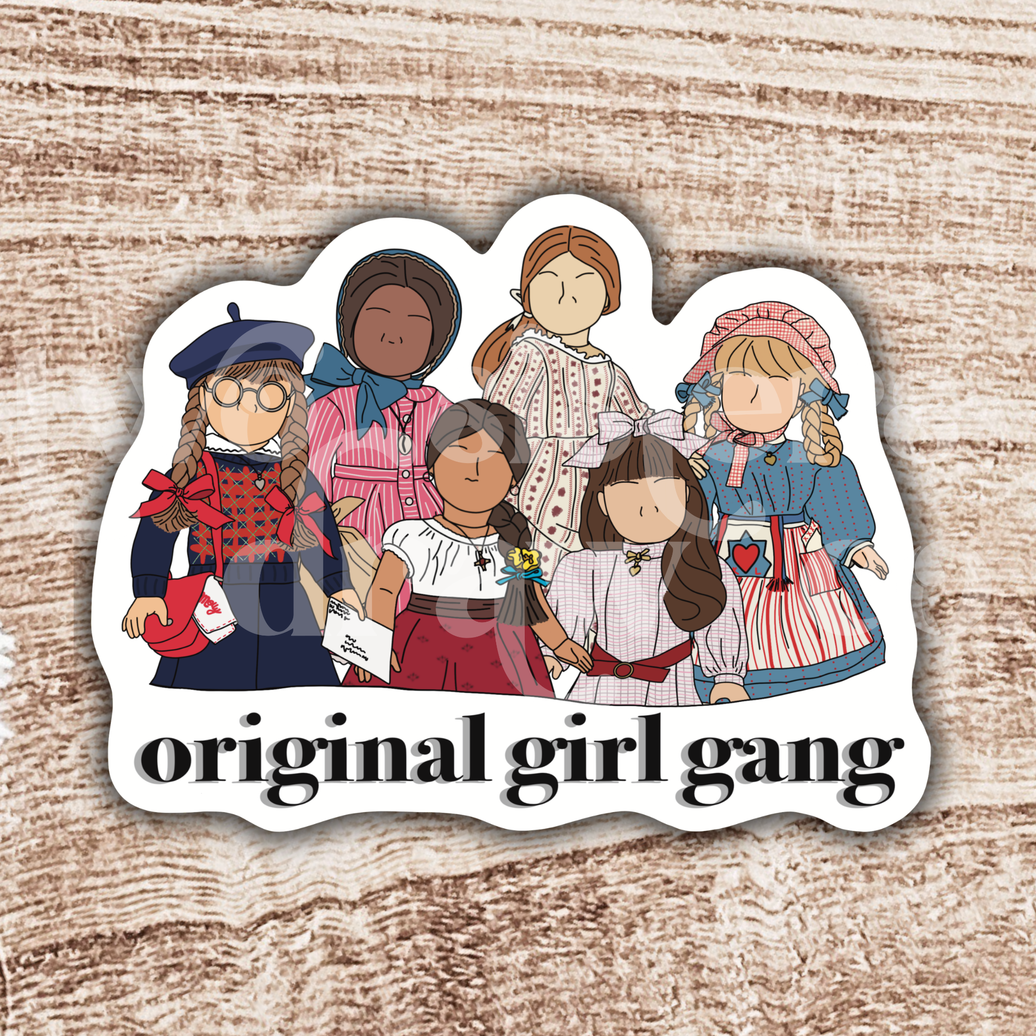 Original Girl Gang Nostalgic American Girl Sticker