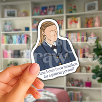 Paris Geller "Patient Person" | Gilmore Girls Matte Vinyl Sticker
