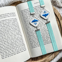 Soaring Swallow Bookmark | Hand-Painted Bird Clay Page Holder