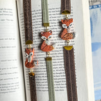 Forest Scout Bookmark | Handmade Fox Clay Page Holder
