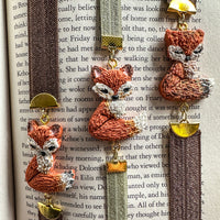 Forest Scout Bookmark | Handmade Fox Clay Page Holder