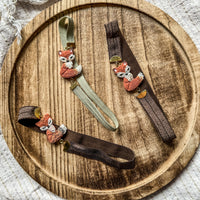 Forest Scout Bookmark | Handmade Fox Clay Page Holder