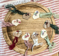 Mother & Baby Floral Clay Ornament | Sentimental New Mom & Baby Shower Gift