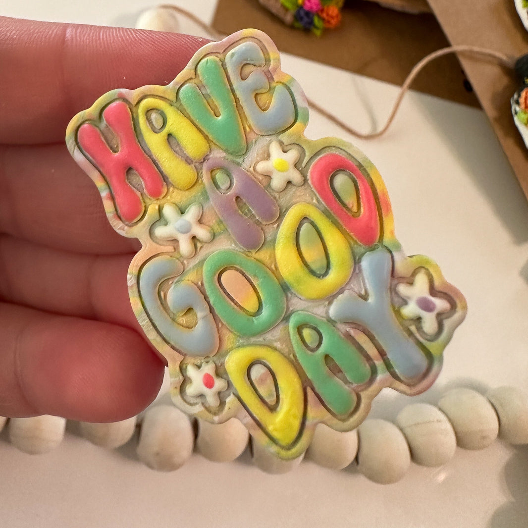"Have A Good Day" Magnet | Colorful Retro Locker & Fridge Decor