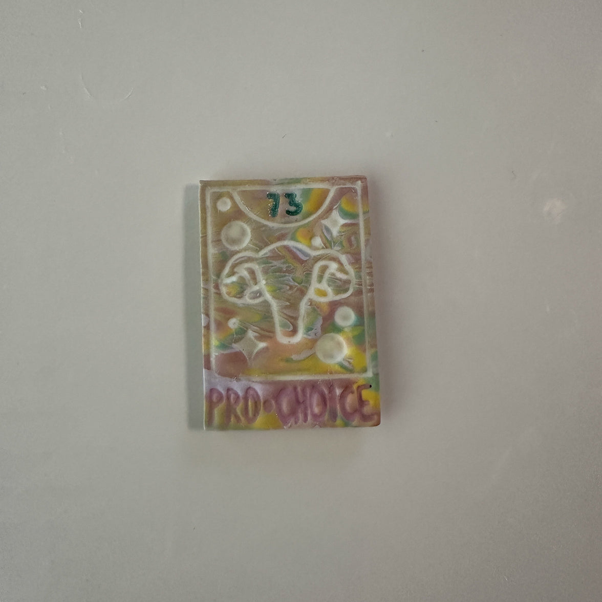 Pro-Choice Tarot Card Magnet | Colorful Locker & Fridge Decor