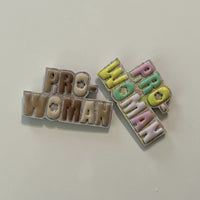 Pro-Woman Magnet | Colorful Locker & Fridge Advocacy Decor