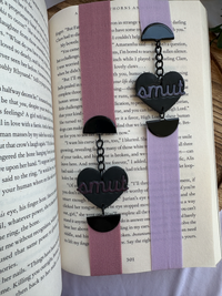 Smutty Book Club Clay Bookmark | Spicy Romance Elastic Page Holder