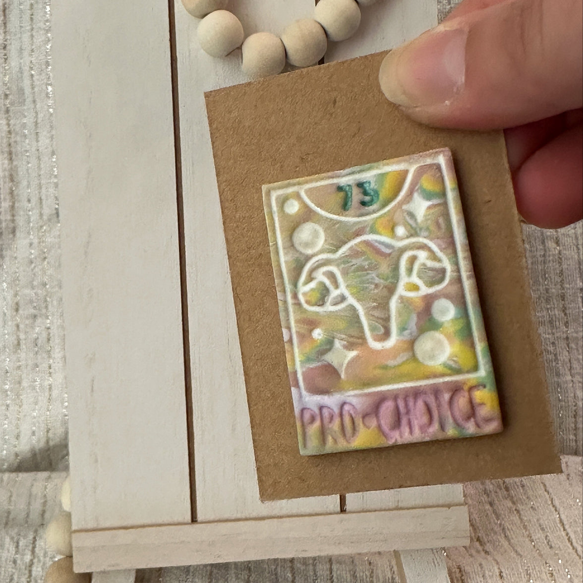 Pro-Choice Tarot Card Magnet | Colorful Locker & Fridge Decor