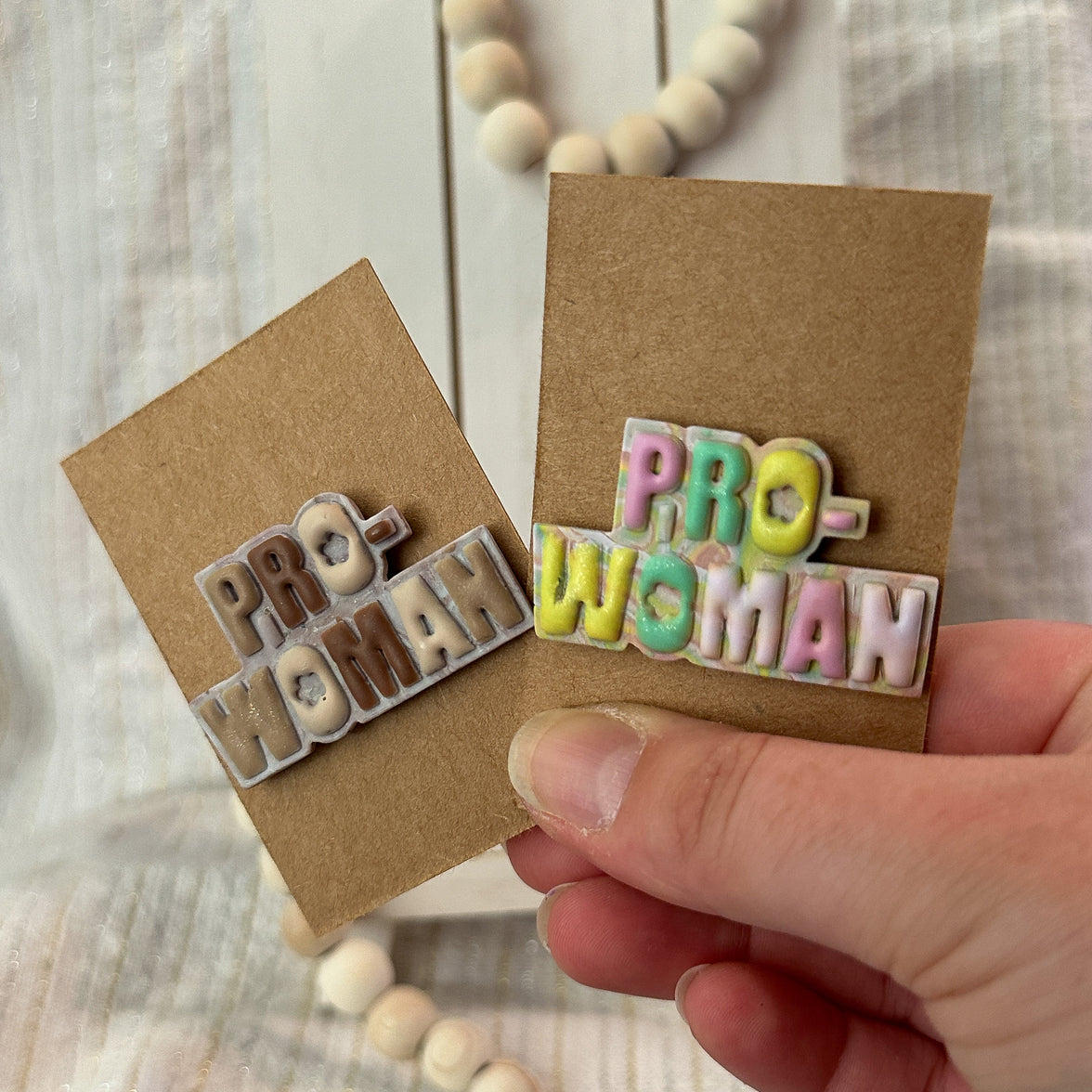 Pro-Woman Magnet | Colorful Locker & Fridge Advocacy Decor