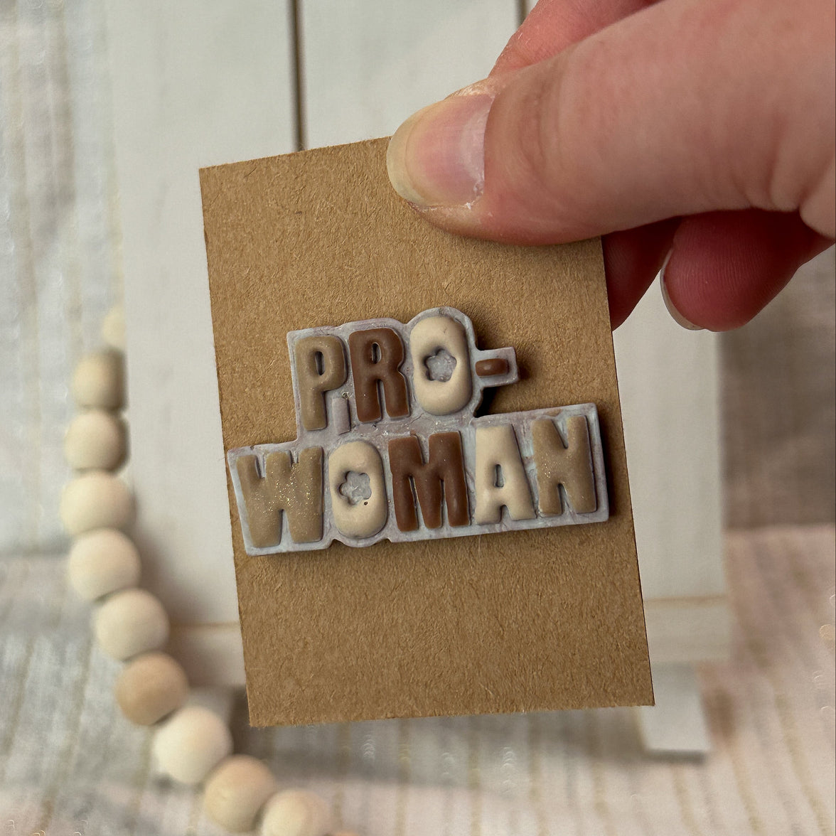Pro-Woman Magnet | Colorful Locker & Fridge Advocacy Decor