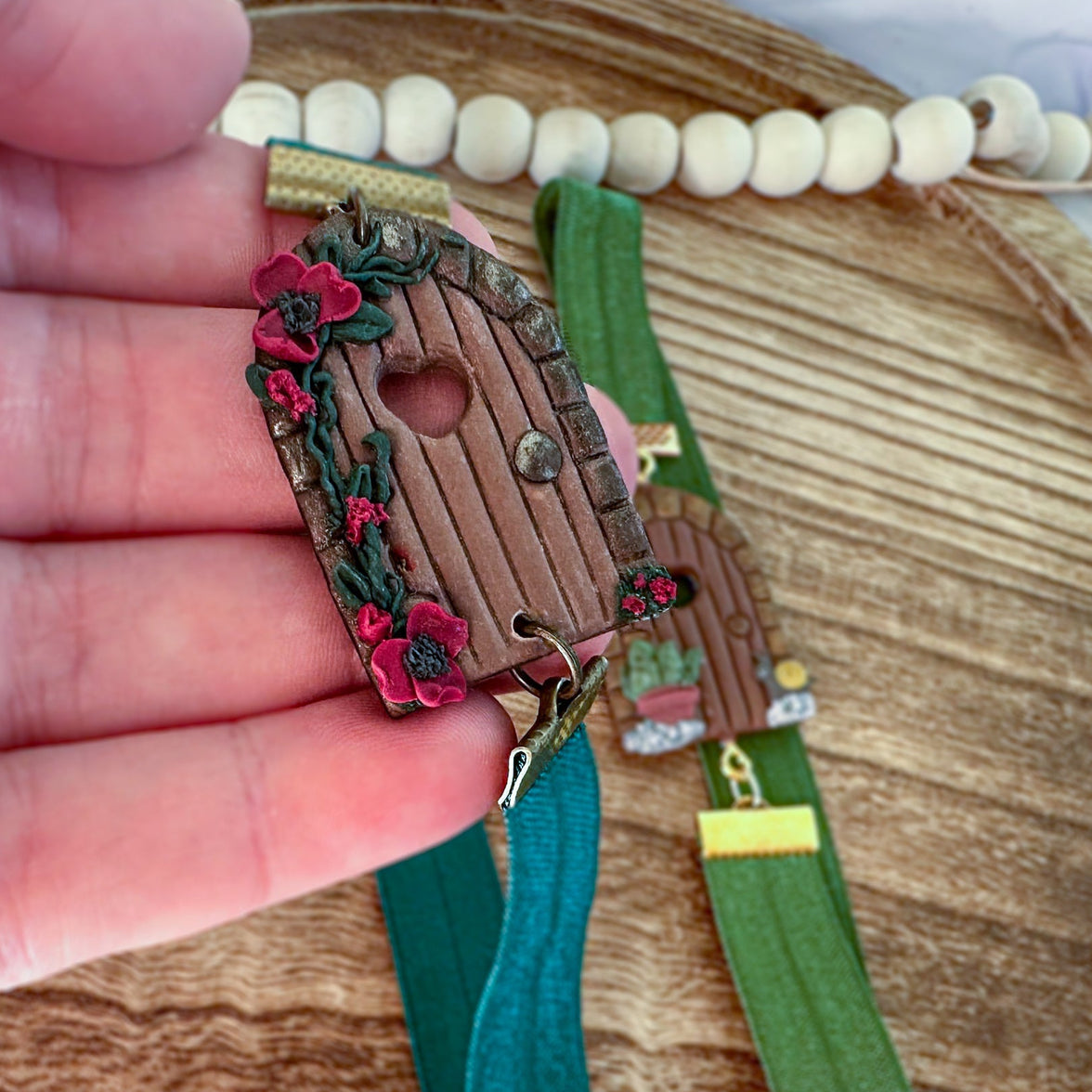 Hidden Portal Bookmark | Arched Fairy Door Clay Page Holder