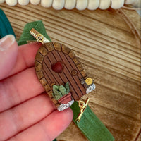 Hidden Portal Bookmark | Arched Fairy Door Clay Page Holder