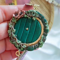 Shire Door Bookmark | Round Hobbit Hole Clay Page Holder