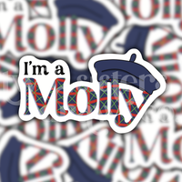 I'm A Moly American Girl Sticker