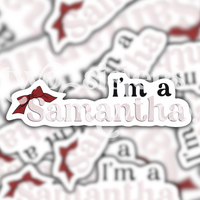 I'm A Samantha American Girl Sticker