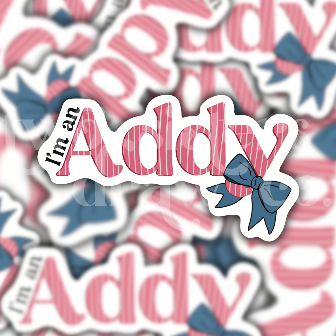 I'm A Addy American Girl Sticker