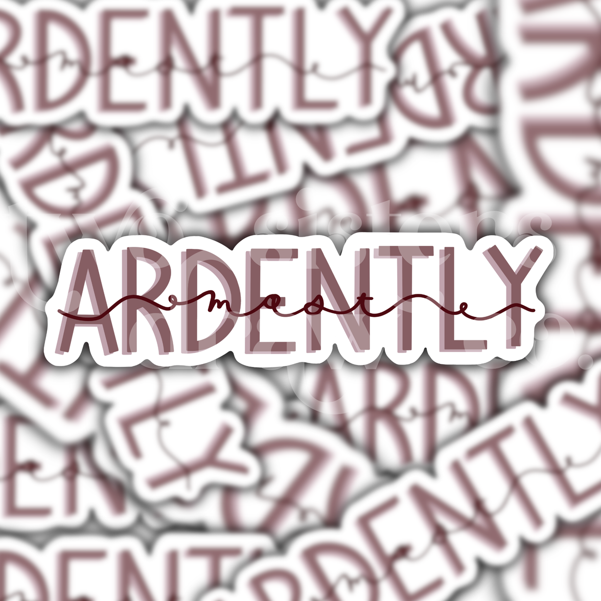 Most Ardently Pride & Prejudice Sticker