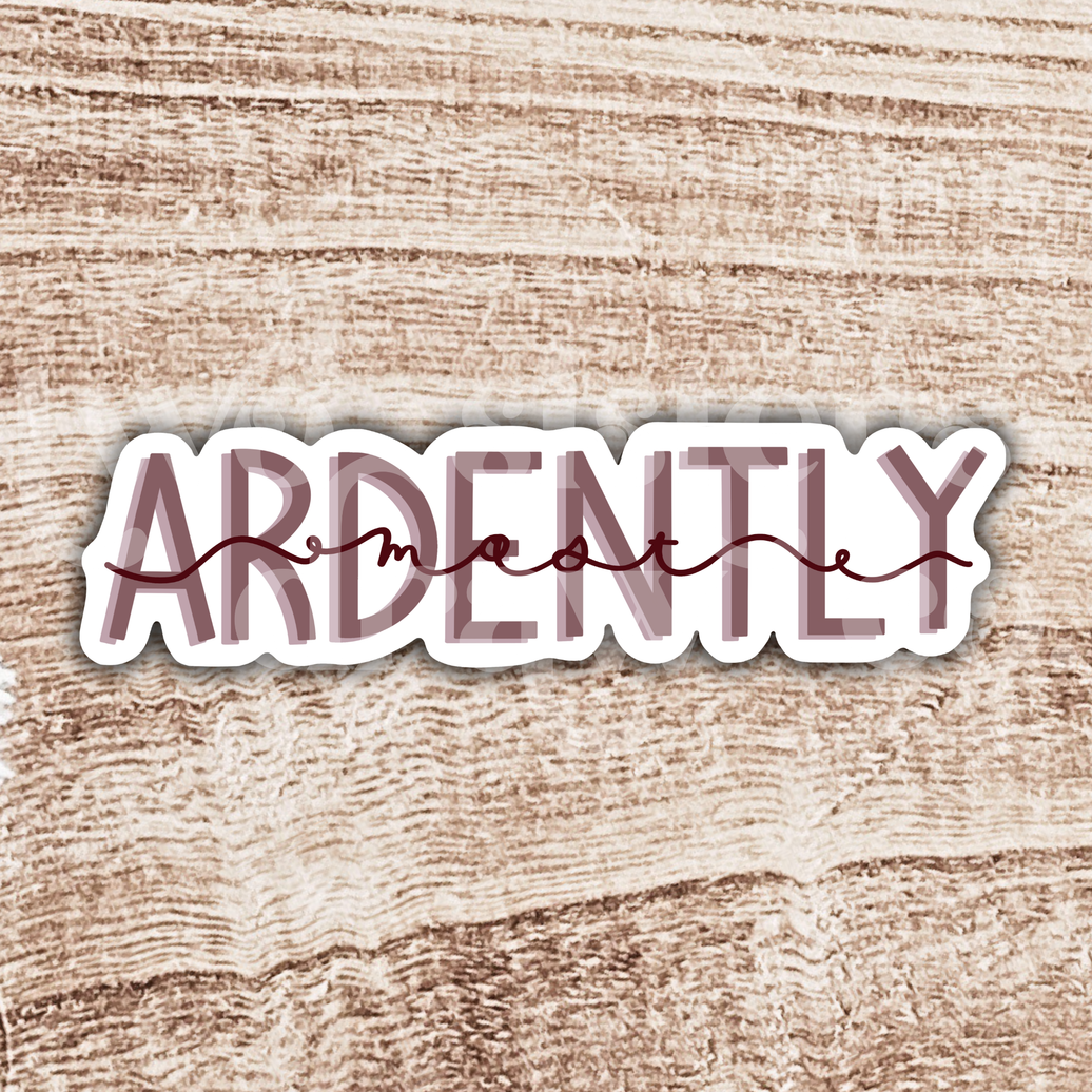 Most Ardently Pride & Prejudice Sticker