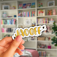 Jagoff Sparkly Pittsburgh Sticker