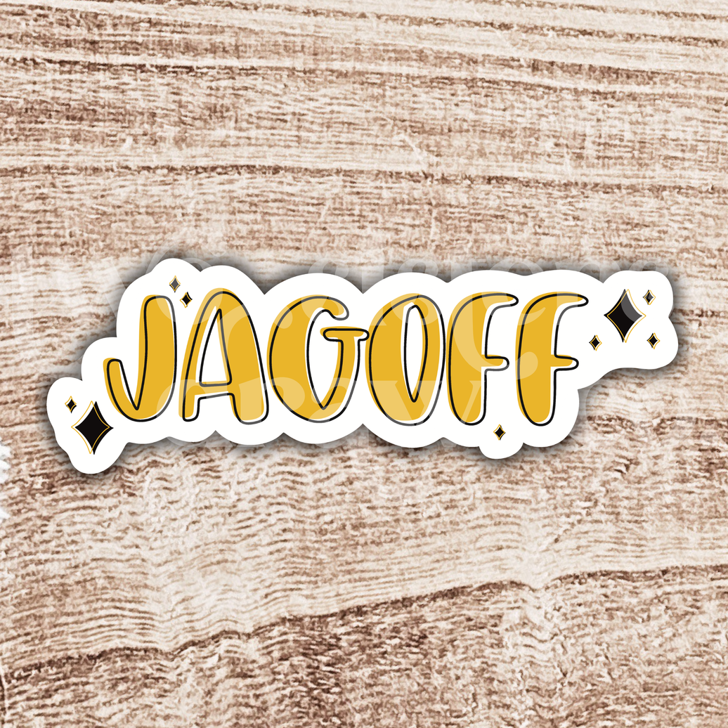 Jagoff Sparkly Pittsburgh Sticker