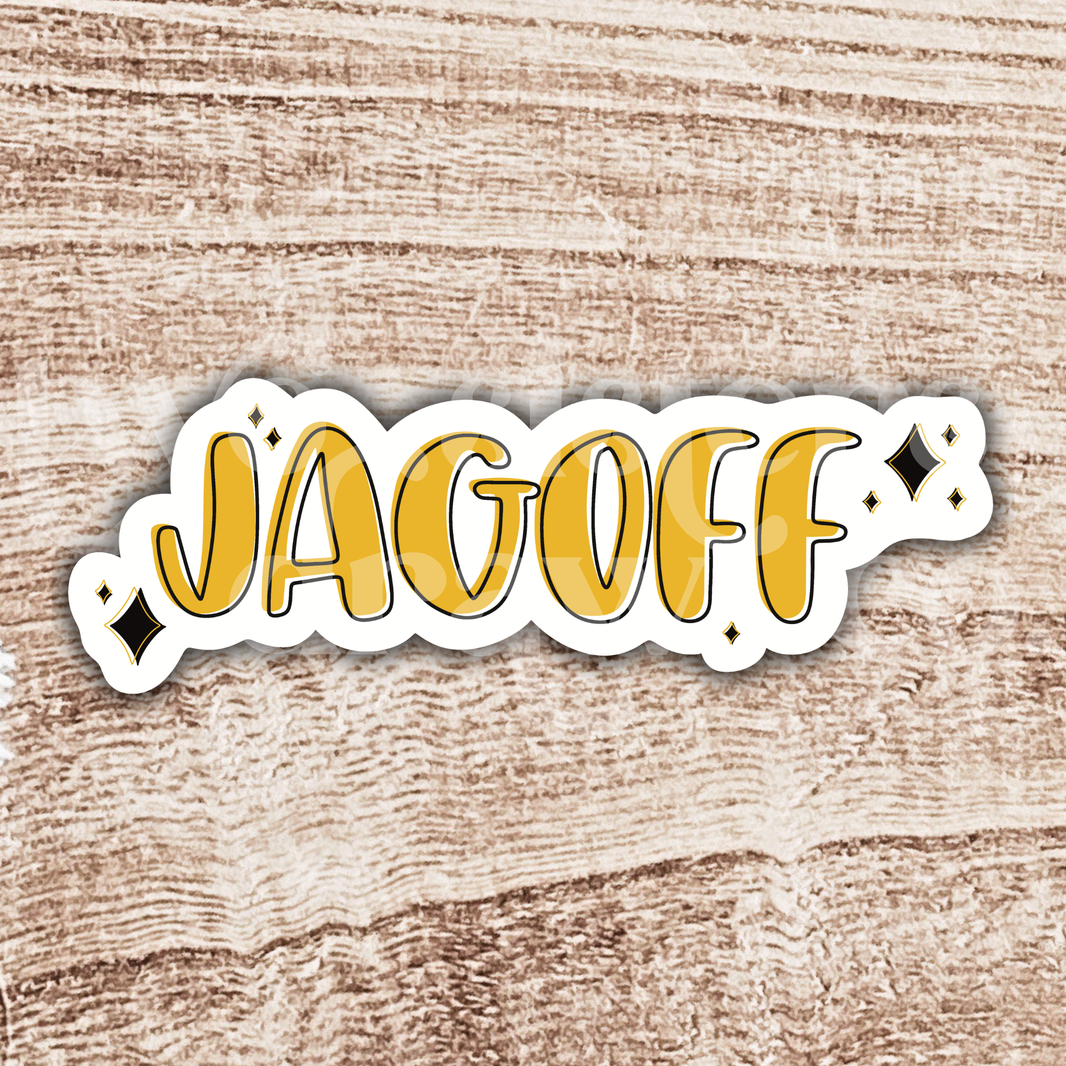 Jagoff Sparkly Pittsburgh Sticker