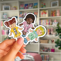 Polly Pocket Tiny Dolls Multi-pack Stickers
