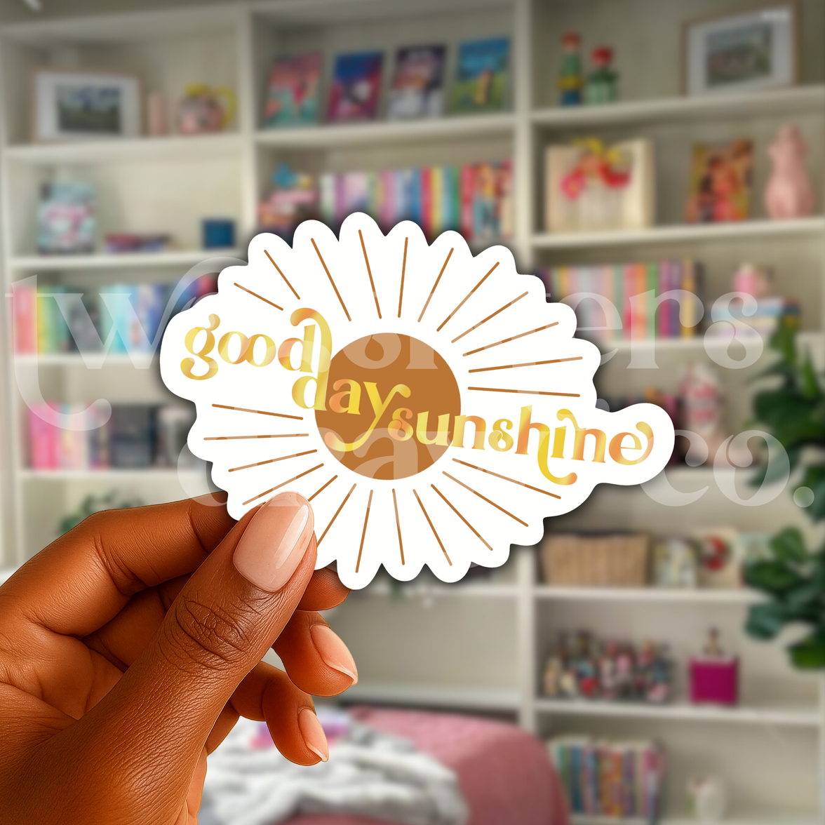 Good Day Sunshine Retro Sticker