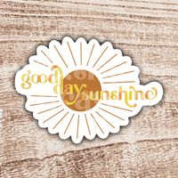 Good Day Sunshine Retro Sticker
