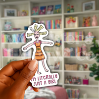 Cynthia Doll I'm Literally Just A Girl Rugrats Sticker