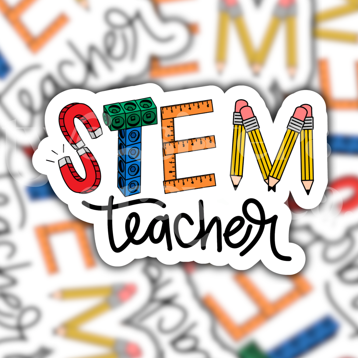 STEM Teacher Sticker