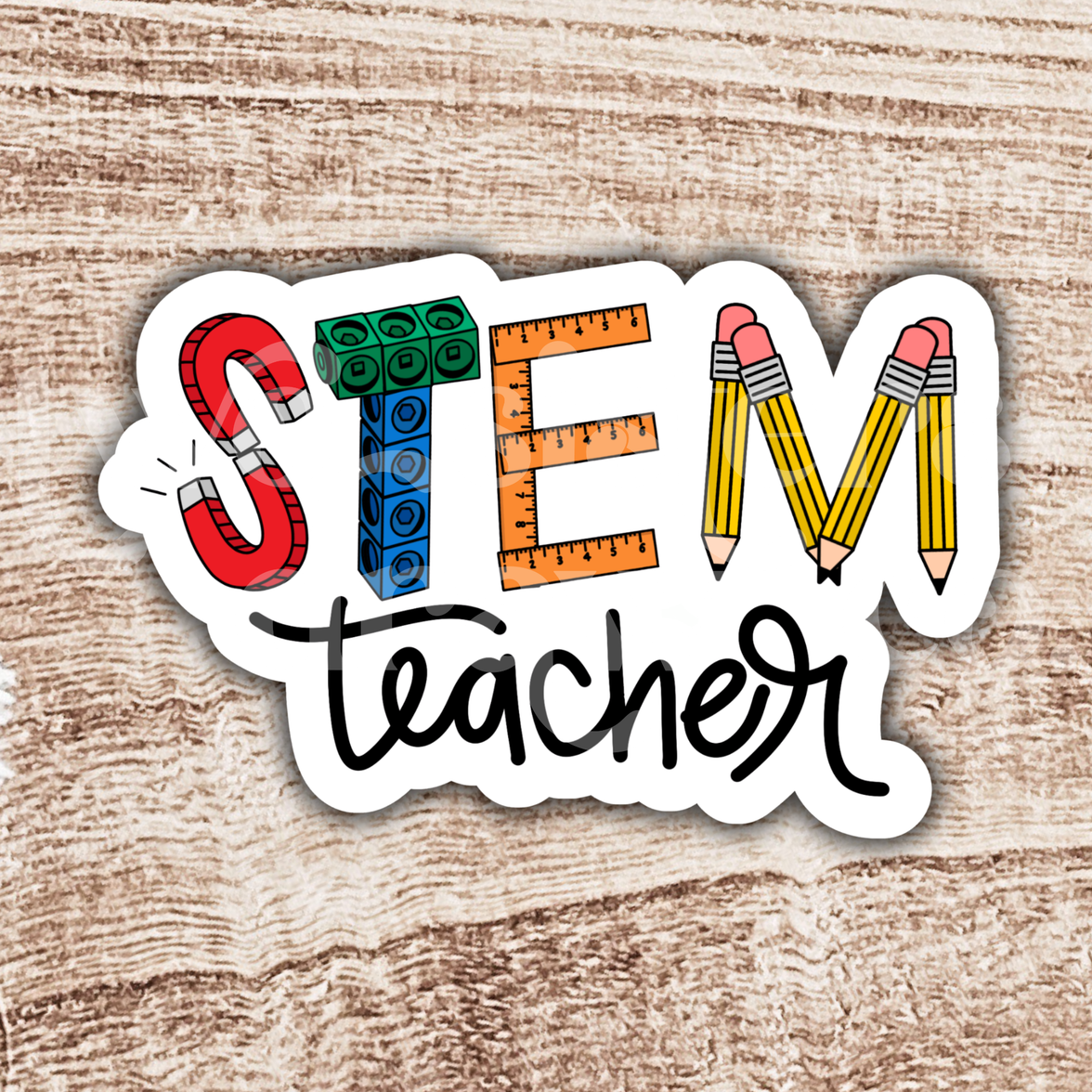 STEM Teacher Sticker