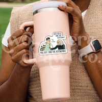 Schitt's Creek Fold In the Cheese Take Attendance Teacher Sticker