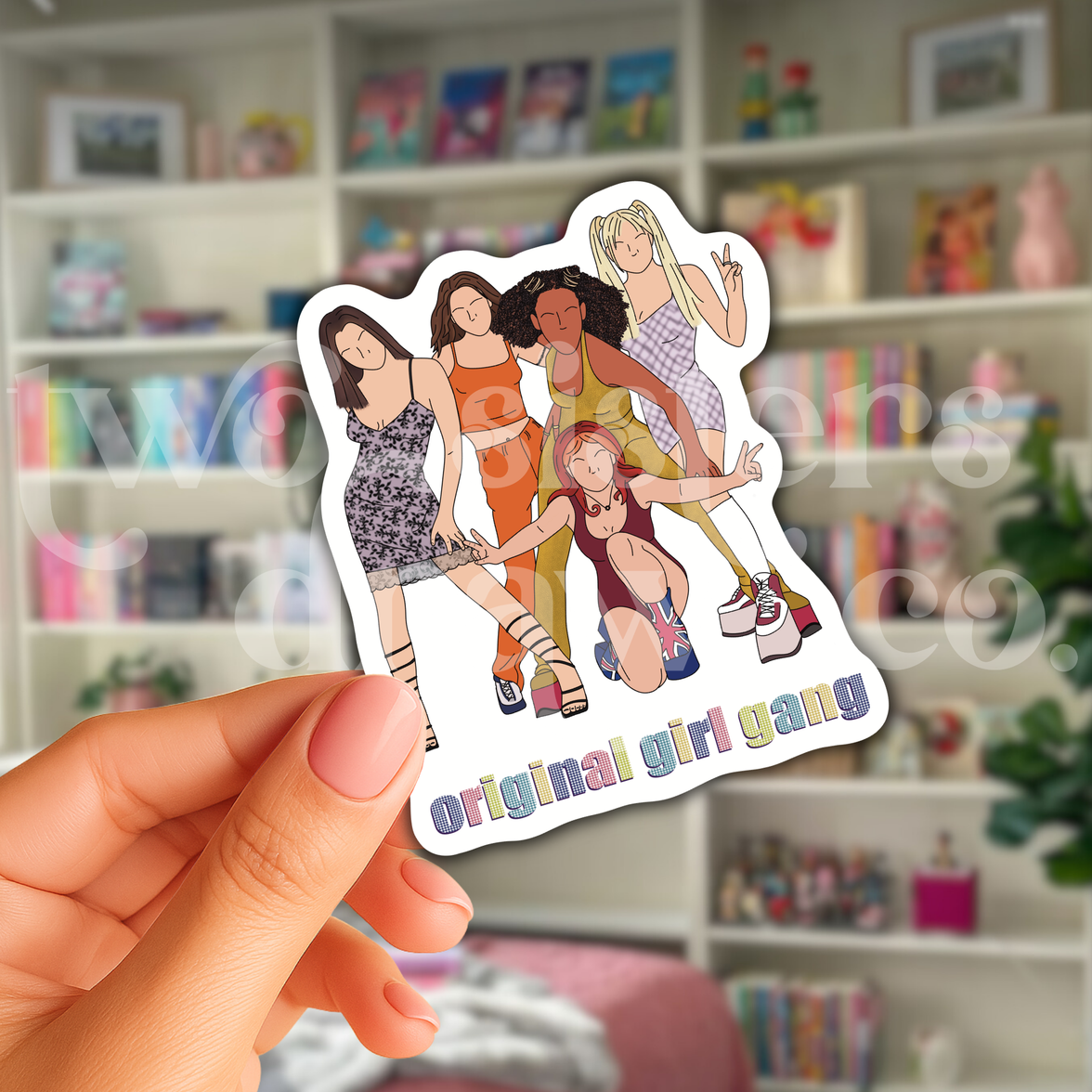 Spice Girls Original Girl Gang Sticker
