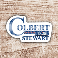 Colbert/Stewart 2028 Campaign Style Sticker