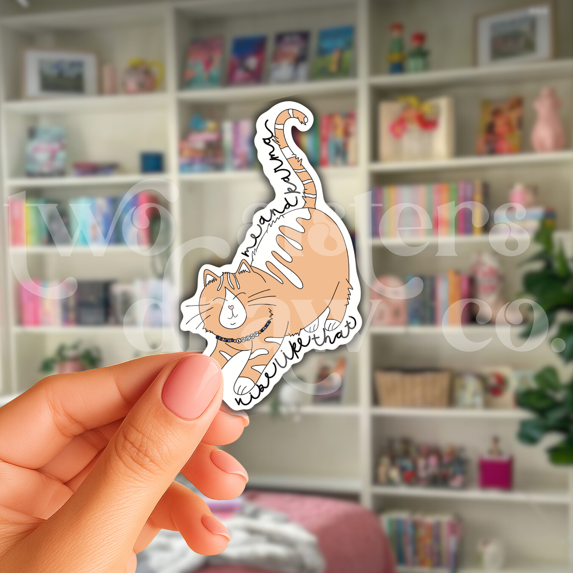 Karma Is A Cat Taylor Swift Sticker