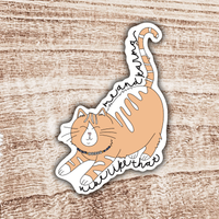 Karma Is A Cat Taylor Swift Sticker