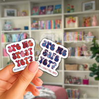 Are We Great Yet? Social Justice Sticker