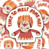 Heat Miser Melt Some ICE Social Justice Sticker