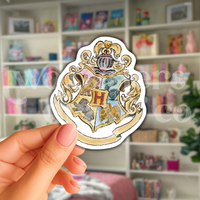 Hogwarts Wizard School Crest Sticker