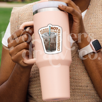 Ice in Our Coffee Not in Our Communities Social Justice Sticker