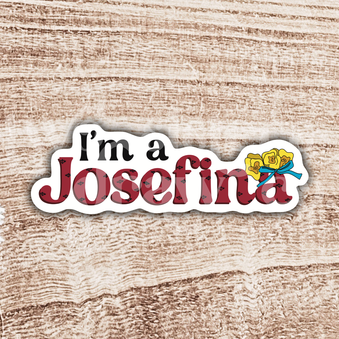 I'm A Josefina American Girl Sticker