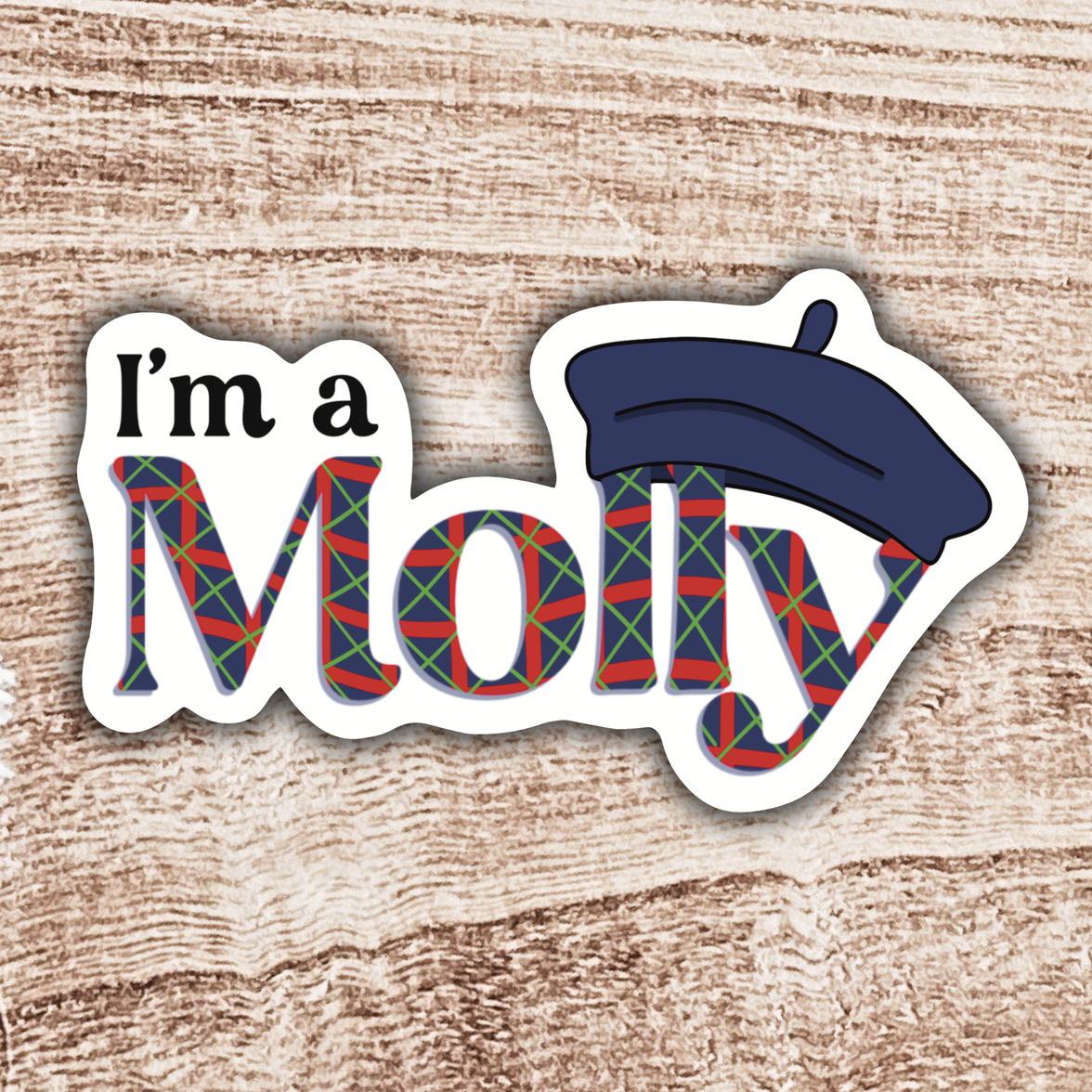 I'm A Moly American Girl Sticker