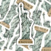 Lady Liberty Had Enough Vigilante Shit Taylor Swift Social Justice Sticker