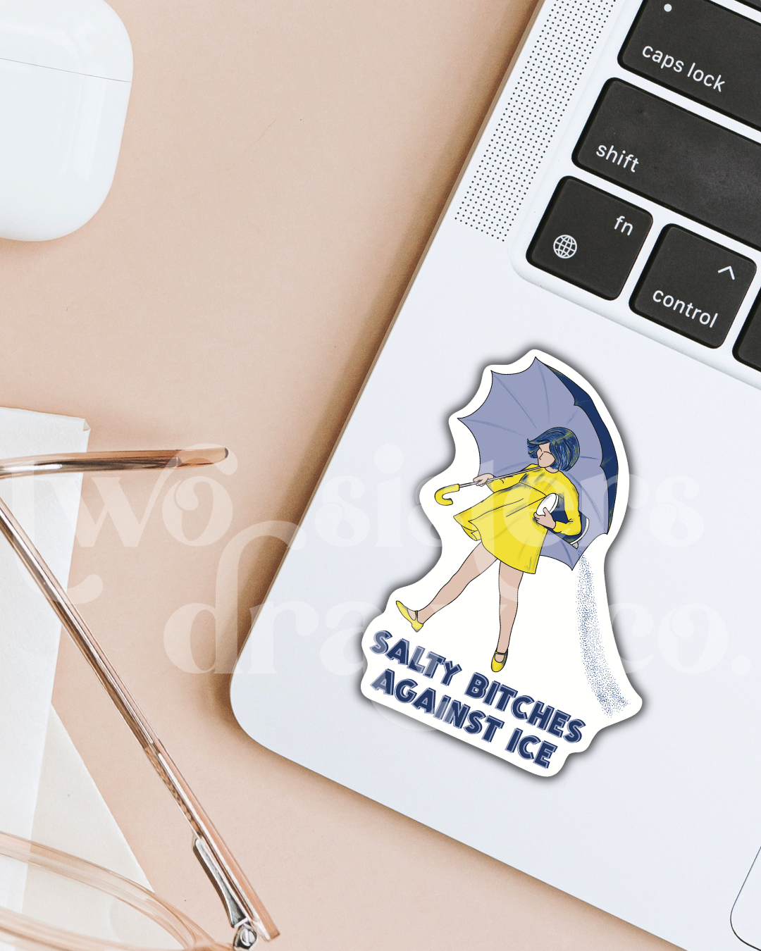 Salty Bitches Against ICE Social Justice Sticker