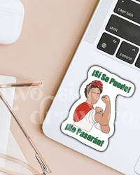 Frida Kahlo Inspired "Si Se Puede" Social Justice Sticker